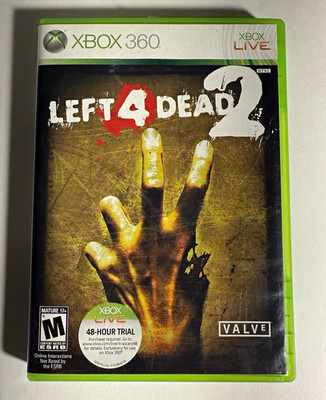 Left 4 Dead 2 Xbox 360 Case & Manual Only NO DISC Original Artwork