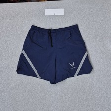 VINTAGE U.S. Air Force Men Activewear Shorts LARGE Navy Blue Made In USA 90s