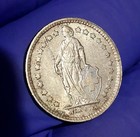 1957 Switzerland Silver 1/2 Franc Coin UNC — photo 1