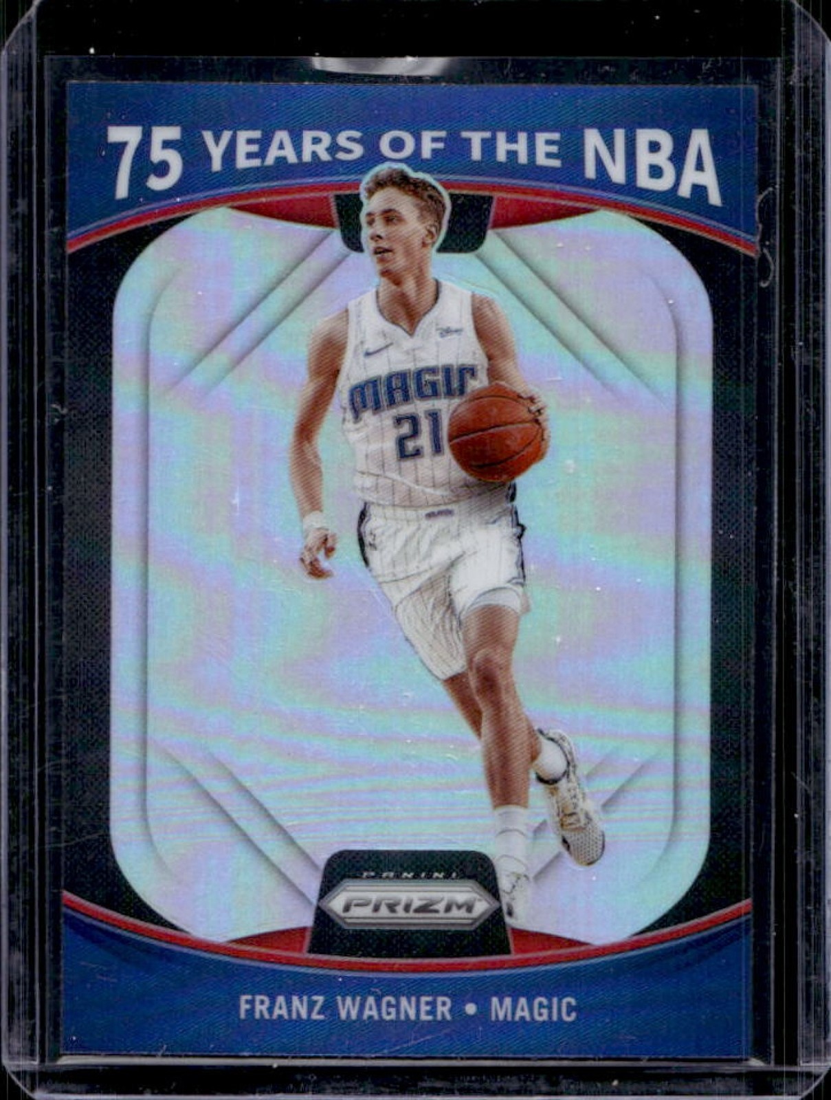 2021-22 Donruss Optic Franz Wagner 75 Years of the NBA (Panini Prizm) RC #23
