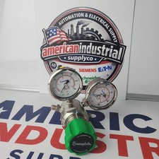 Swagelok 2-Stage SS Cylinder Pressure Regulator KPRCELF415A20010 w/Gauges