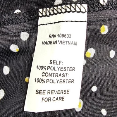 Vintage Rabbit Rabbit Rabbit Designs Polka Dot Midi Dress Black