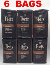 Peet's Coffee Major Dickason's Blend Dark Roast Ground, 10.5 oz   MAY/2026  