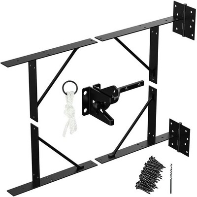 Rust-Resistant Heavy-Duty Gate Support Kit for Wooden Gates, Easy & Quick Setup