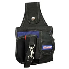 Westward 5Mzn0 Tool Pouch, Tool Pouch, Black, Polyester, 4 Pockets