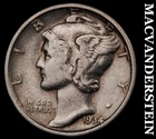 1934 Silver Mercury Dime-Scarce Better Date No Reserve #G7501