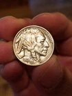1924-P Buffalo Nickel 5C, XF/AU Luster and Golden Patina