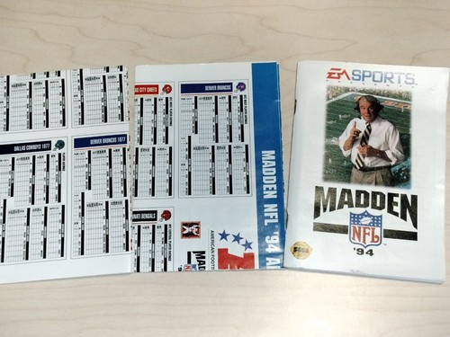 Madden NFL '94 Limited Edition Sega Genesis Komplett CIB mit Originaleinsätzen - Bild 4 von 5