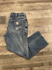 Carhartt FR 34x32 Flame Resistant Men  s Blue Denim Jeans 280-83 Workwear F179 