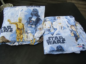 Pottery Barn Kids Star Wars A New Hope 2pc Full Size Sheet Set Euc