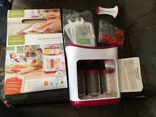 Infantino Squeeze Station Fresh Squeezed Feeding Line Storing your own baby food