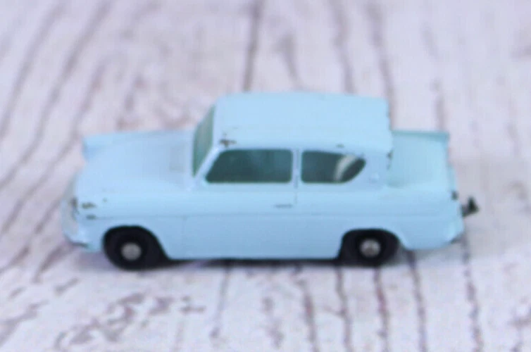 Ford Anglia Matchbox 1961 #7 original vintage sedán Lesney Foto 2 de 4