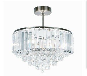Details About Laura Ashley Regular Vienna Antique Brass Ceiling Light Crystal Glass
