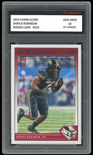 Darius Robinson 2024 Panini Score 1st Graded 10 Rookie Card Cardinals #326