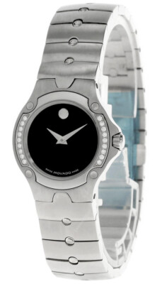 MOVADO Sport Edition Stainless Steel BLK Dial Women display picture 3