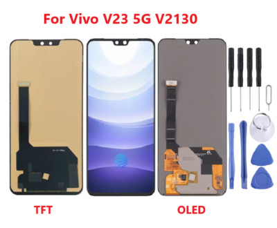 For Vivo V23 5G V2130 LCD Display Screen Touch Digitizer Assembly Replacement