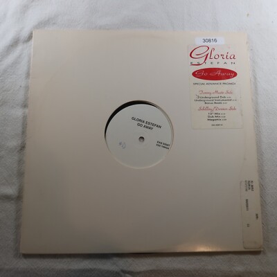 Gloria Estefan Go Away SINGLE Vinyl Record Album