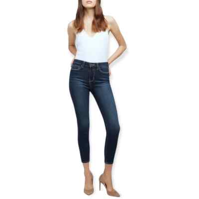 L'agence Margot High Rise Skinny Jeans Orlando Dark Wash Ankle