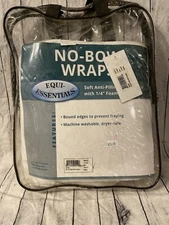 *NEW* Equi-Essentials No Bow Wraps 10” x 30” – Set of 2 Horse Leg Bandages