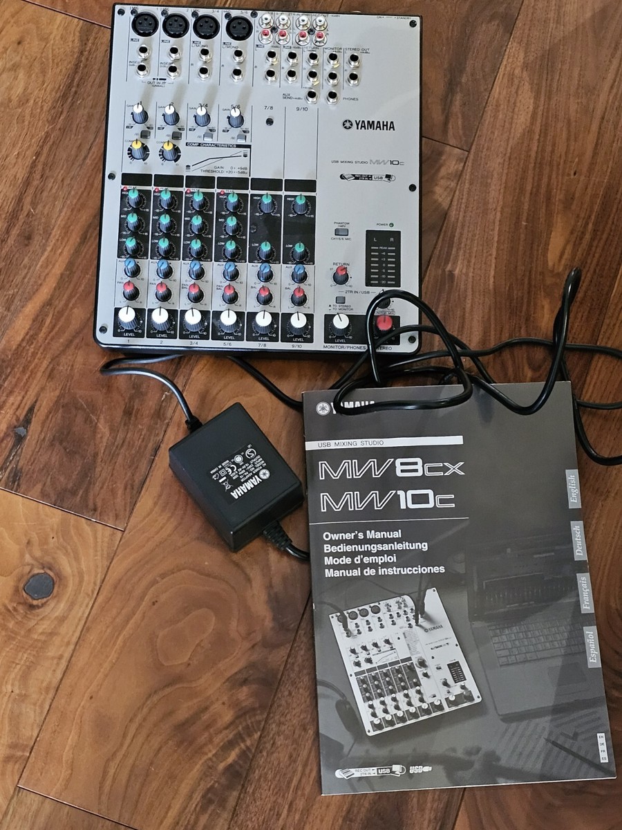 ヤマハ YAMAHA【美品】 USBミキシングスタジオ MW10C ミキサー Yamaha MW10C 10-Channel USB Mixer ( No Power Adapter) | eBay