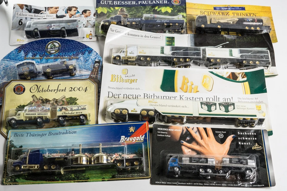 20x Biertrucks Modelltrucks Sammeltrucks Brauerei Werbung Sammlung Konvolut OVP - Bild 2 von 2