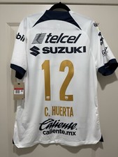 Chino Huerta #12 Nike PUMAS UNAM Home Jersey Stadium masculino