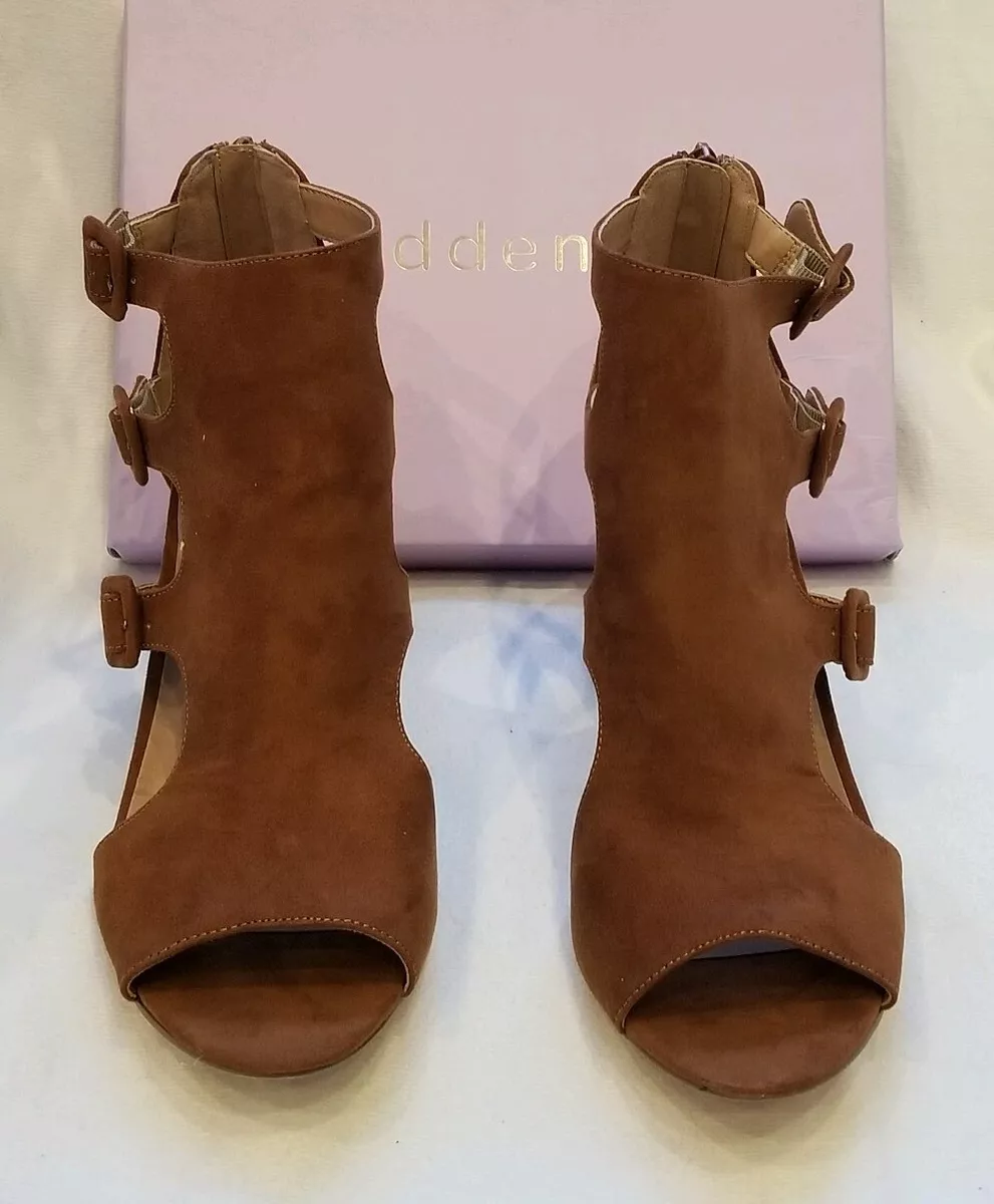 Madden girl open toe booties sale