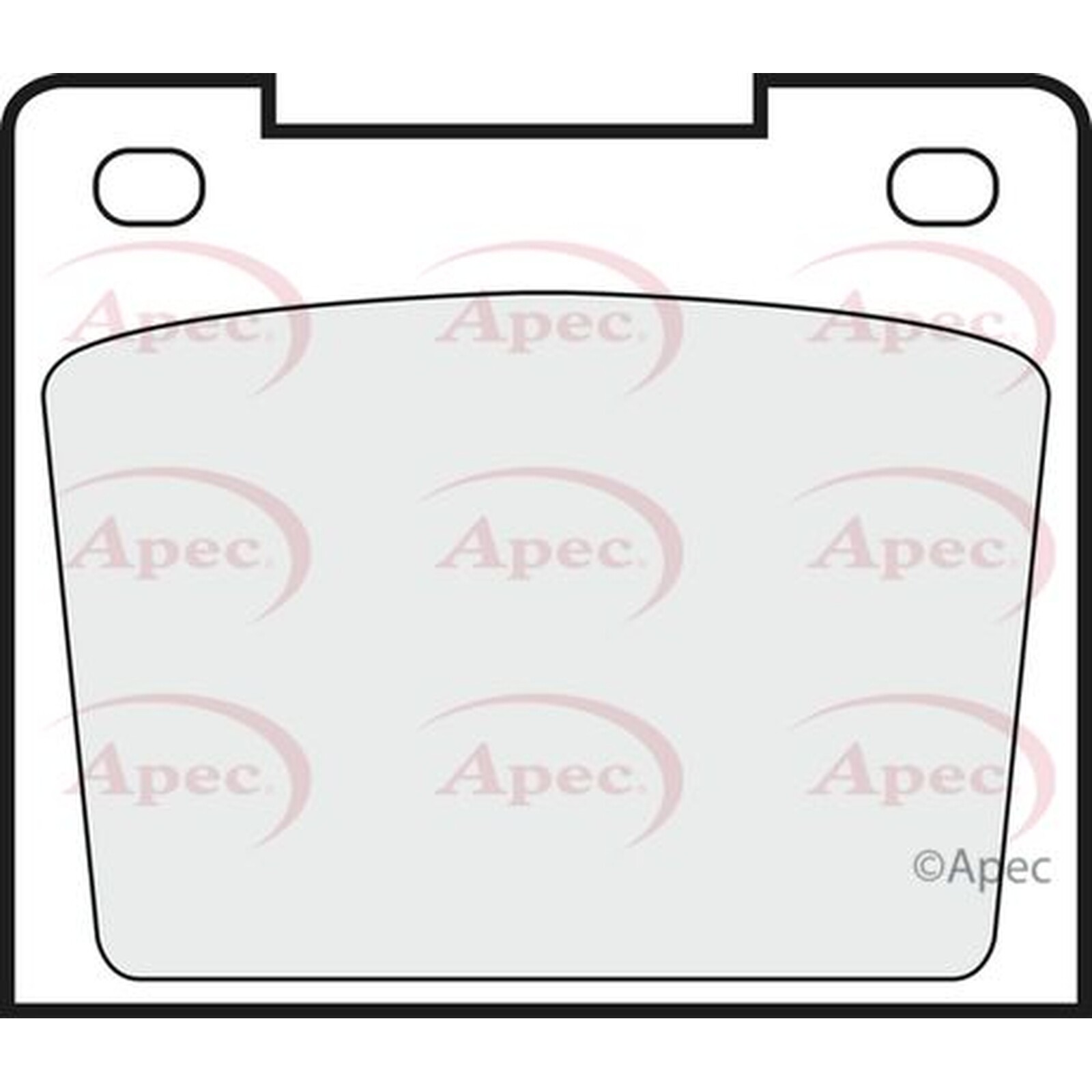 Apec Brake Pads PAD538 - Engineered for Performance to Match OE Quality