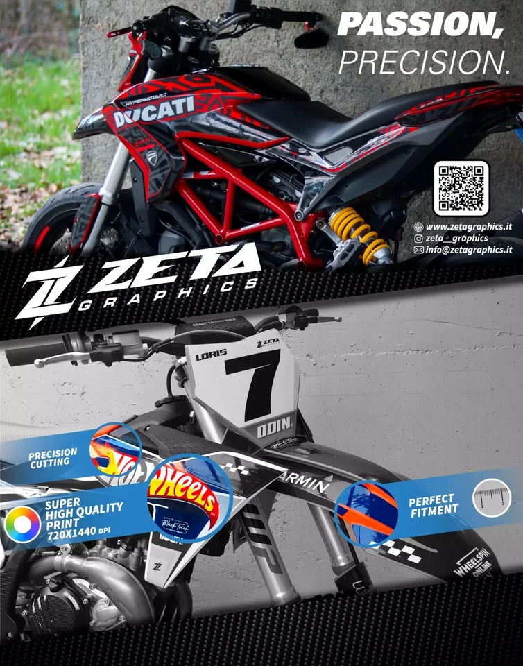 Juego de 2 pegatinas para cola Ducati 848 1098 1198 Foto 4 de 4