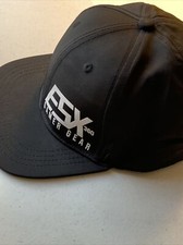 ESX 360 Black Flat-bill Baseball Cap Hat SnapBack Gamer Gear