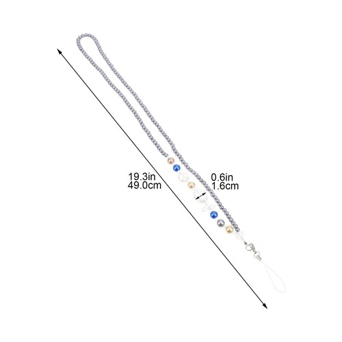 2 Pcs Beaded Phone Lanyard Elegant Lanyards Smartphone Hanging Straps - 第 6/12 張圖片
