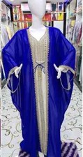 Dubai Abaya Hand Work Gown Kaftan SALE Eid Moroccan Long Ramzan Farasha Dress