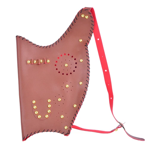 Leather Traditional Recurve Bow Bag Case Arrow Quiver Archery Longbow Hunting - Picture 17 of 21