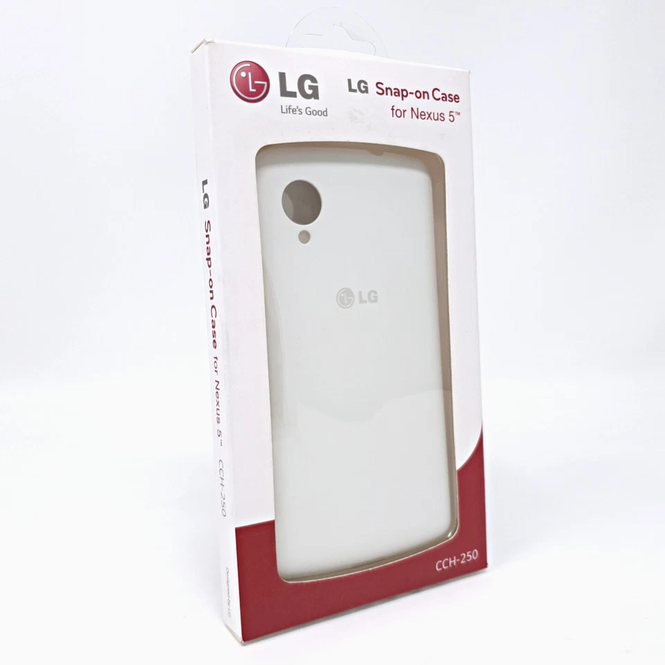 Official LG Snap On Case Snap-On Cover for LG Nexus 5 White CCH-250 ACUSWH - Image 2 of 4