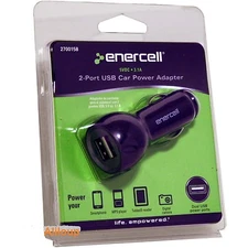 Dual USB Car Charger Cigarette Lighter Adapter 5 Volt USB Vehicle Adapter * USA*