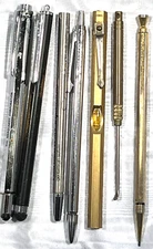 LOT of 7 Vintage  Stylecrafr Stik, Eversharp Nesor, Emphasis Pencils & Pointers