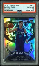 LaMelo Ball SILVER PRIZM RC 2020 Panini Chronicles RC #520 PSA 10 GEM MINT