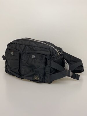 PORTER◇TANKER/ウエストバッグ/--/BLK PORTER◇タンカー/ウエスト