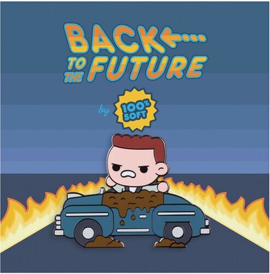 MONDO TEES - BTTF BIFFS AUTO EMAILLE PIN - Neue APPAREL - K600z