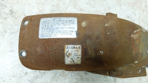 75 Suzuki RE5 RE 5 Rotary Wankel rear back inner fender - Picture 3 of 4
