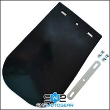 Motorcycle Motorbike Scooter Quad 250mm Mudflap Mud Guard & Fixing Kit