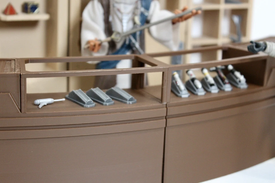 Juego de exhibición de lujo Dok-Ondar's Den of Antiquities para Star Wars The Black Series Foto 3 de 4