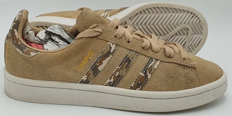 Respecto a Museo Guggenheim lucha Adidas Campus Low Suede Trainers B38004 Beige/Camouflage UK4/US4.5/EU36.5 |  eBay