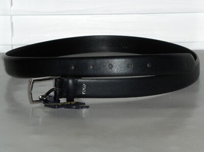 POLO RALPH LAUREN Men's Metal Buckle Italian Calfskin Leather Dress Belt, BLACK | eBay POLO RALPH LAUREN Men's Metal Buckle Italian Calfskin Leather Dress Belt, BLACK | eBay