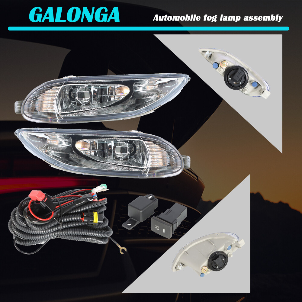 Fog & Driving Lights For Acura RLX Pair Of Fog Light Assemblies For 2009-2010 Acura TSX - Left & Right Sides 2009 2010 Acura TSX Front Fog Light Assembly Pair Labwork - Foto 6