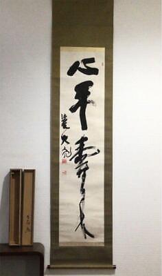 X479 Hanging Scroll Daitokuji Temple Tachibana Daigame X479 Hanging Scroll Daitokuji Temple Tachibana Daigame