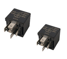 (2-PACK) NEW HELLA 4RD-933-332-29  RELAY -12 Volt 20/40A SPDT RES
