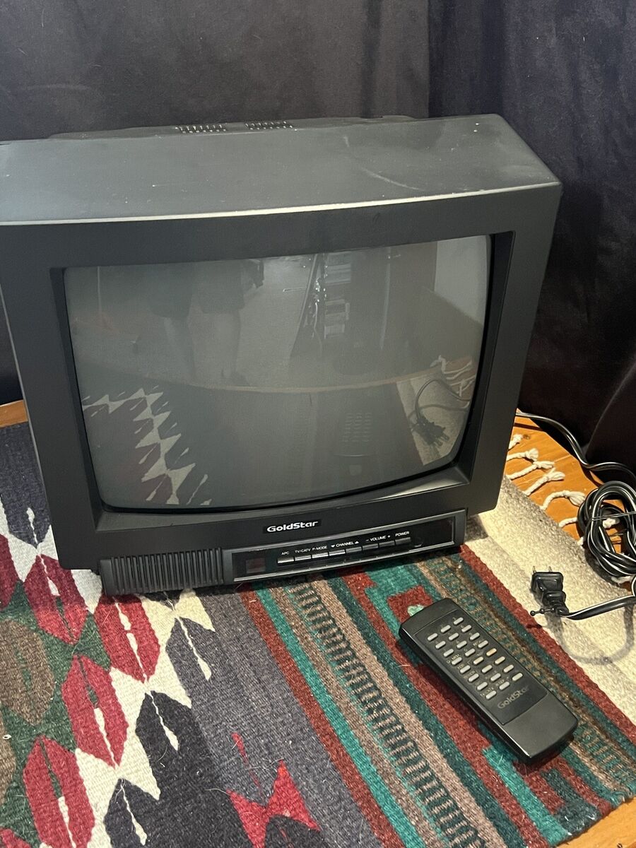 Goldstar 13” CRT TV Television CMT-4842N Retro Gaming TV Goldstar 13” CRT TV Television CMT-4842N Retro Gaming TV