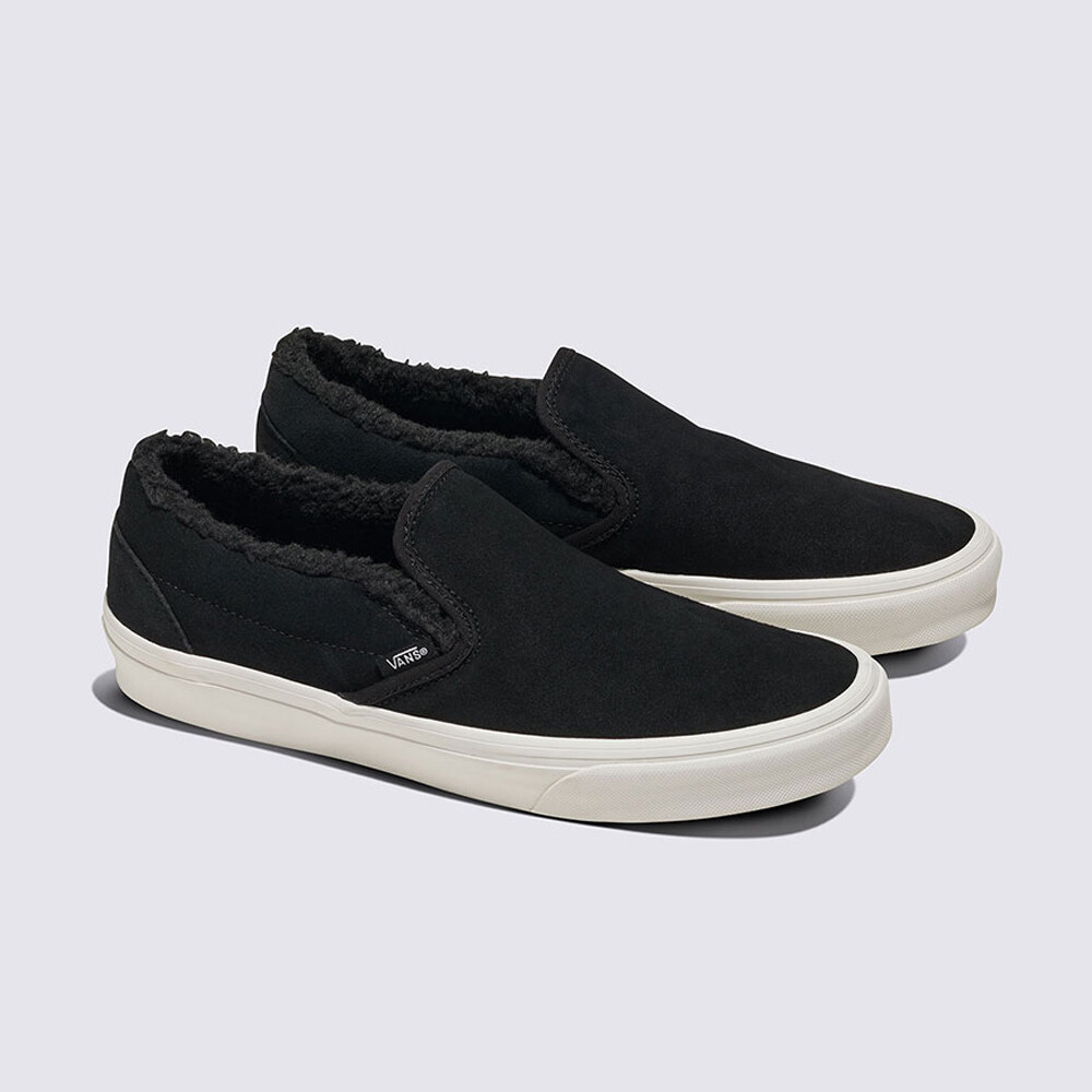 Vans Sherpa Classic Slip-on Skate Sneakers Shoes Black VN000CT5BLA US 4-13