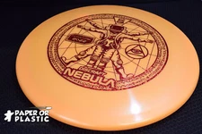 Discraft Ledgestone 2022 BIG Z NEBULA Disc Golf 176 Mid-Range Lt Orange NEW Red